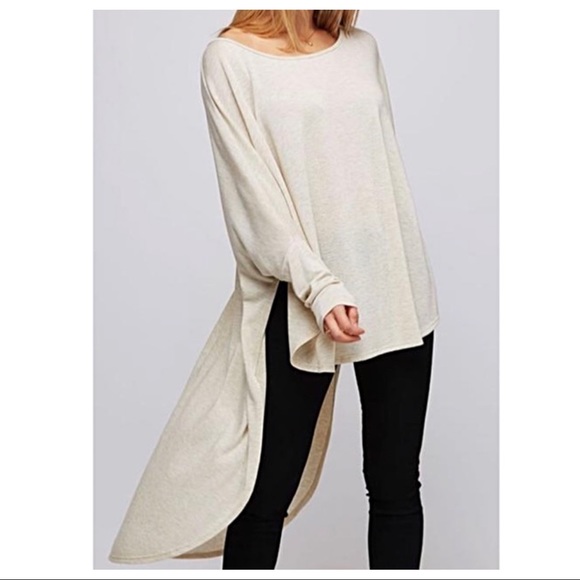 ✨LAST ONE✨Black high low tunic top - Picture 3 of 5